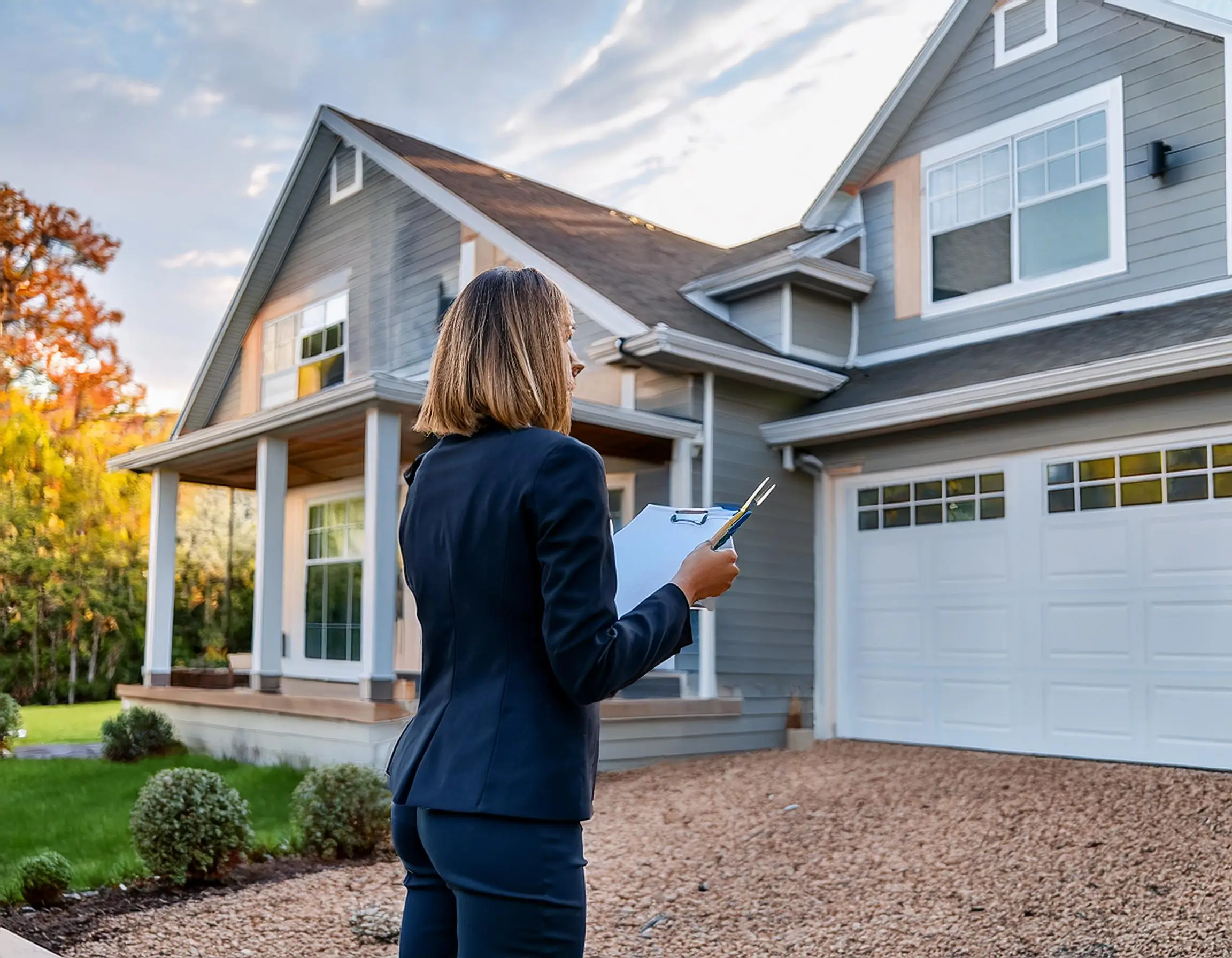 Are Property Taxes Included In Closing Costs 6 Are Property Taxes Included In Closing Costs 5 Firefly A Property Appraiser Inspecting A Homes Exterior With Tools Calculating Property Values Fo