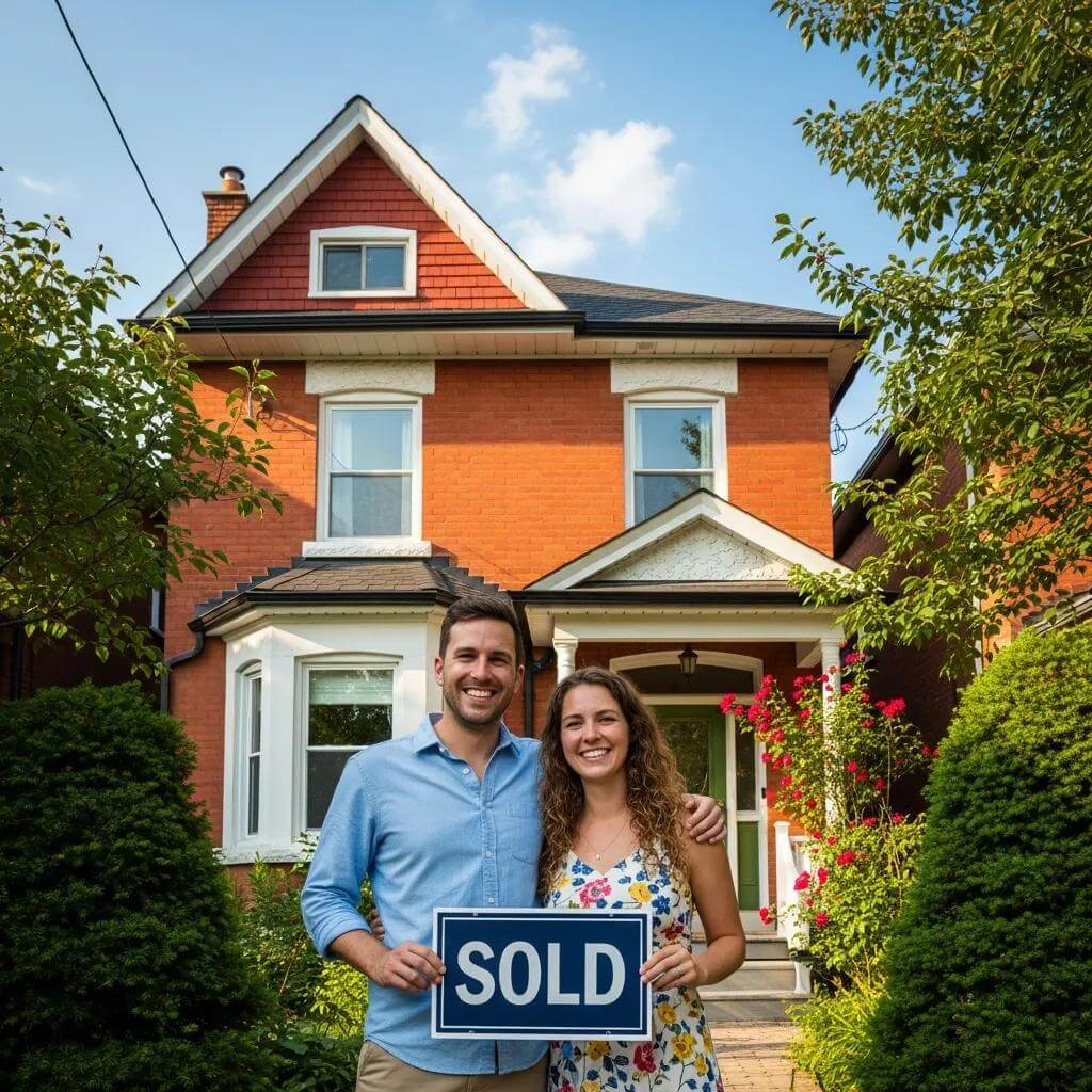 Do You Need A Lawyer When Buying A Home In Toronto? 7 Couple Celebrating Home Purchase In Front Of A Toronto House 996A718D 9866 42E9 B18D 053A7A2D9Fc3