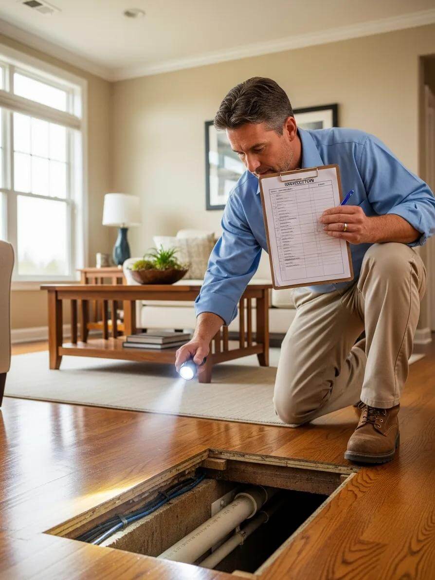 What Does A Home Inspection Cover: Comprehensive Guide For Toronto Real Estate Buyers And Sellers 1 Home Inspector Assessing A Property With Tools In A Bright Inviting Setting 28Bca0A8 8Eab 4095 942A 3372D2D0387A
