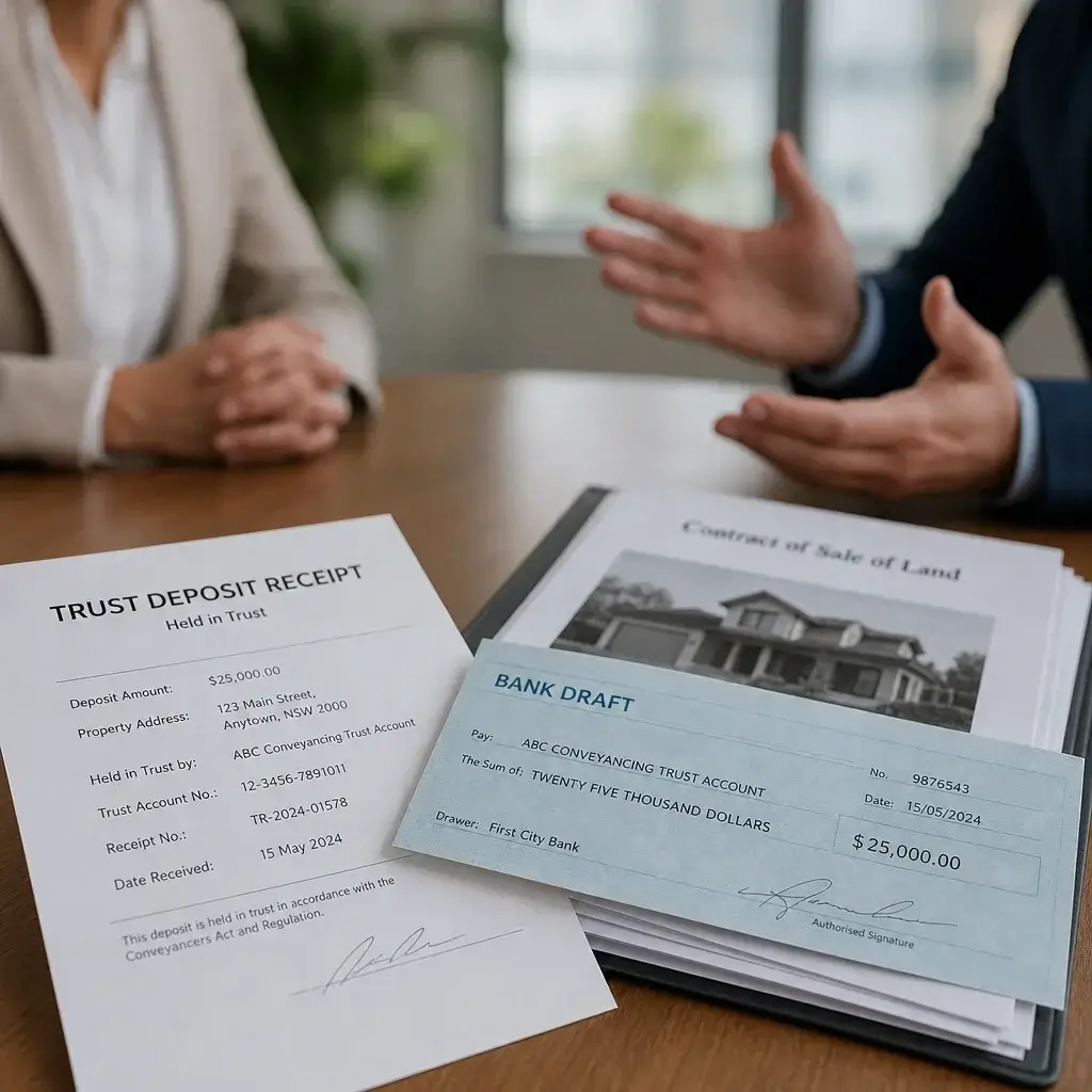 Breach Of Real Estate Contract In Ontario: Buyer, Seller, Deposit &Amp; Remedies 3 A Disputed Real Estate Deposit Held With Paperwork On A Table.