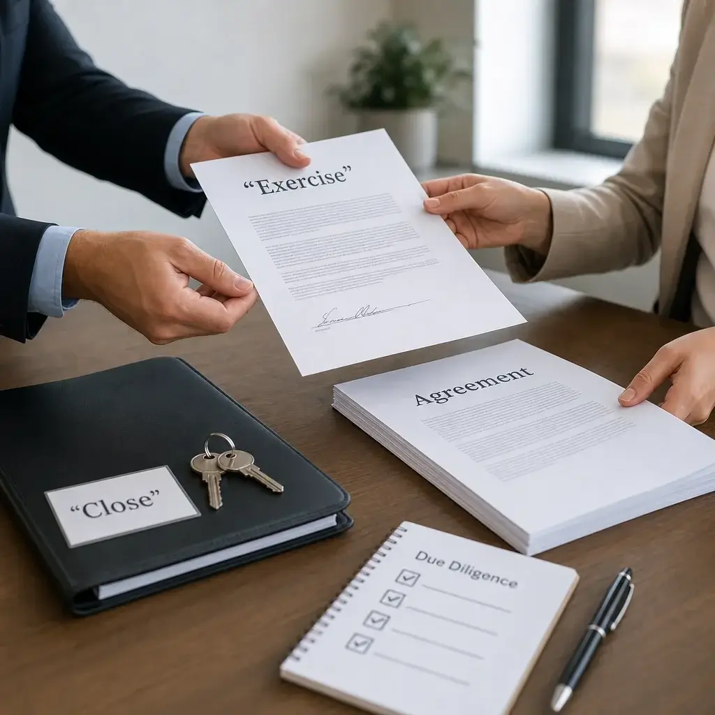 Two Parties Moving From Rofr Exercise Into The Purchase Agreement And Closing Stage.