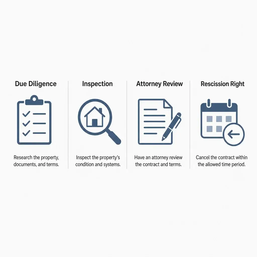Due Diligence Period In Real Estate: Ontario Buyer &Amp; Seller Guide 3 A Comparison Chart Explaining Different Review And Cancellation Rights.