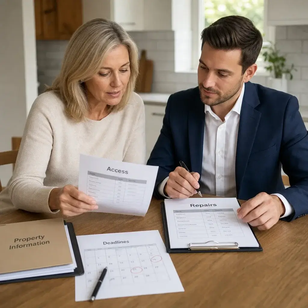 Due Diligence Period In Real Estate: Ontario Buyer &Amp; Seller Guide 7 A Seller And Agent Organizing Requests And Deadlines During Buyer Due Diligence.